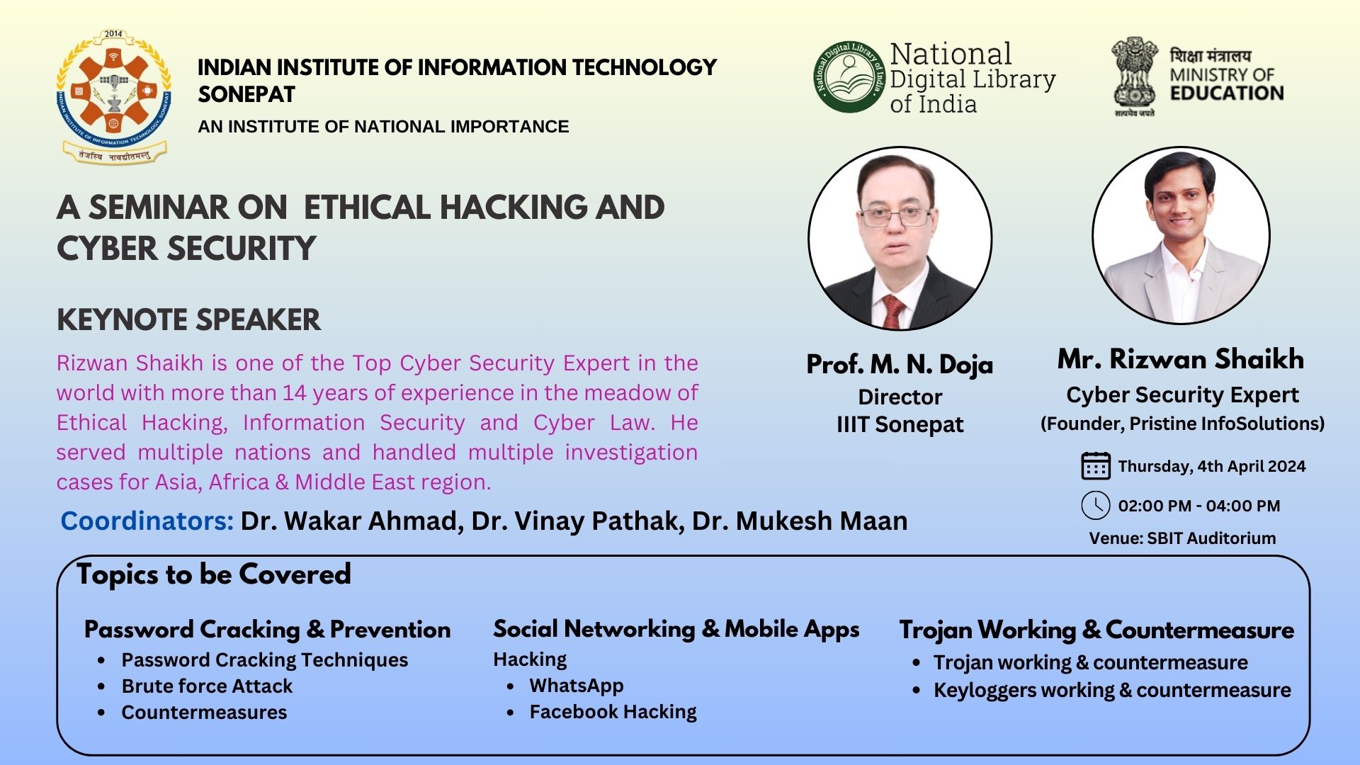 Seminar on Ethical Hacking and Cyber Security